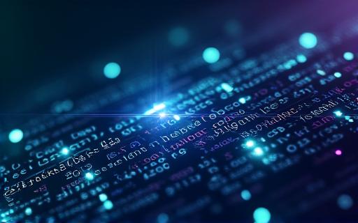 Abstrakte Darstellung von Datenströmen und Code